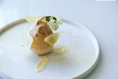 Chef Gaetan Gentil plat