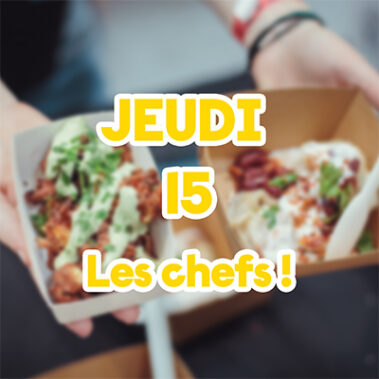 Lyon Street Food Festival 2023 : les chefs du jeudi 15 juin