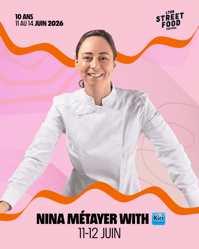Lyon Street Food Festival : Nina Métayer Cheffe pâtissière présente les 11 et 12 juin